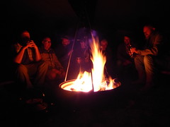 Spoonfest 2014 campfire