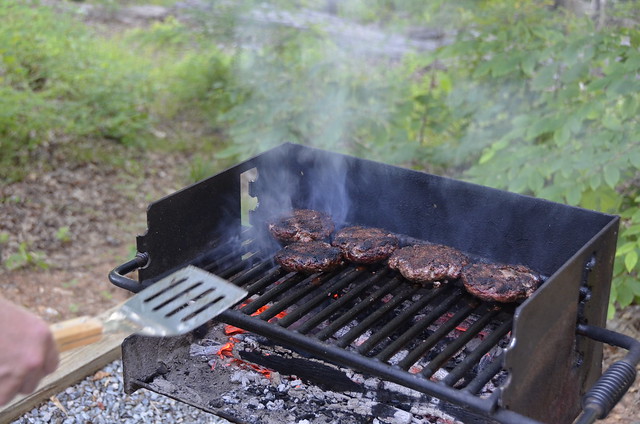 Bring your own charcoal and fire up the grill when you stay at a cabin at Fairy Stone State Park, Va