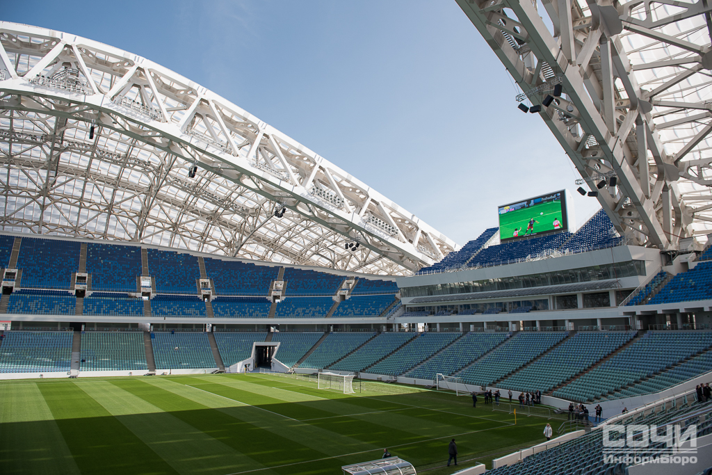 Image result for sochi stadium temporary seating