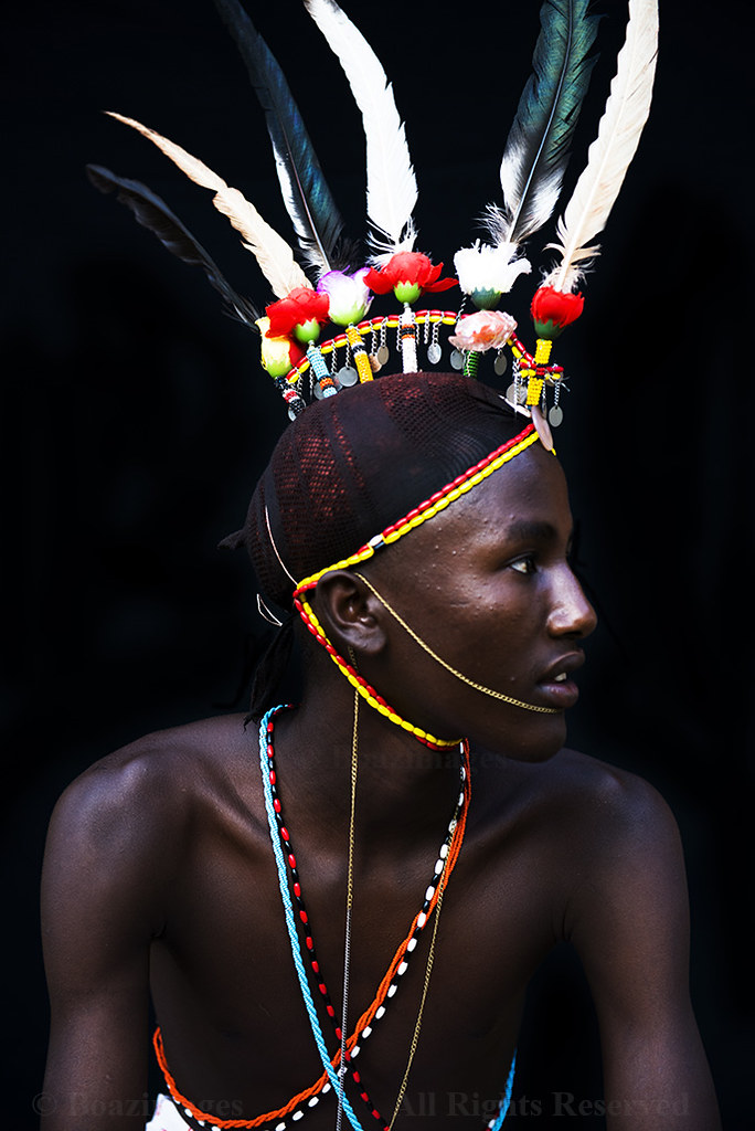 Kenya A Samburu Warrior Moran In Northern Kenya