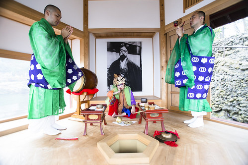 Ceremony for Tenshin（kakuzo）Okakura at Izura Rokkakudo