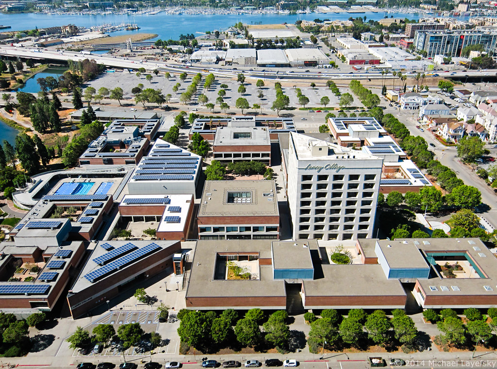 Laney College Aerial view of Laney College, a community co… Flickr