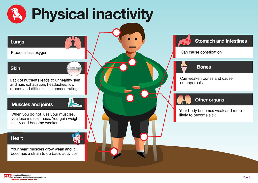 Lack of considerable physical activity has been attributed to the developme...
