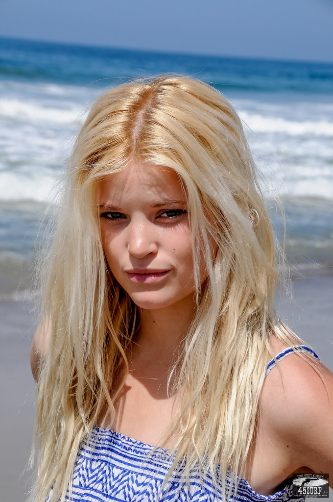 Pretty Blond Swedish Bikini Swimsuit Beach Girl Goddess Wi -8217