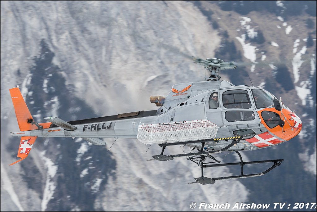 Airbus Helicopters H125 - F-HLLJ , CMBH - Chamonix Mont blanc Hélico , Fly Courchevel 2017 , Hélico 2017