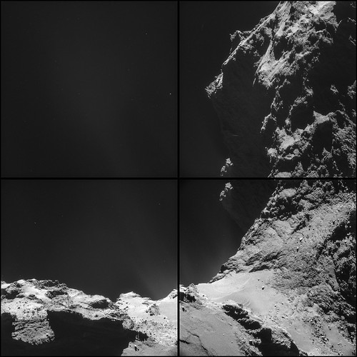 Comet 67P on 18 October – NavCam