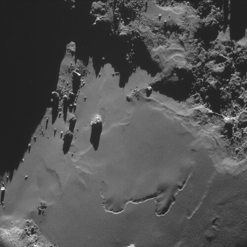 Comet 67P on 18 October - NAVCAM (A)