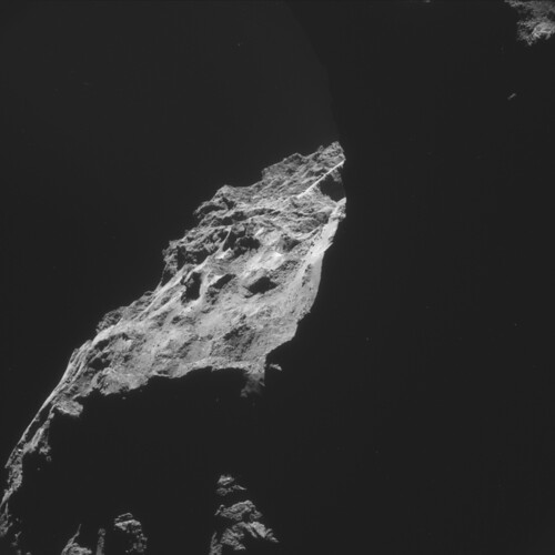 Comet 67P on 30 October (A) - NAVCAM