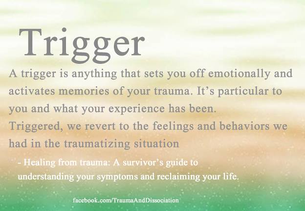What is a psychological trauma trigger? Poster by http://f… | Flickr