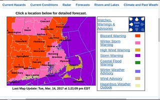 Boston NWS Watches, Warnings, and Advisories
