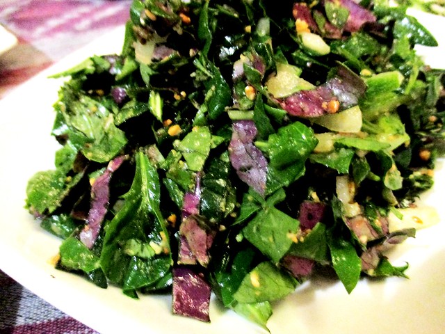 Payung Cafe herb salad