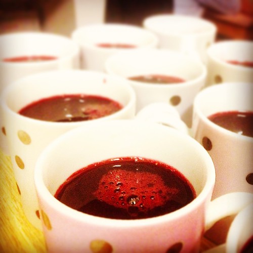 Chilled hedgerow soup (elderberry and blackberry) @themoveablefeastpopup