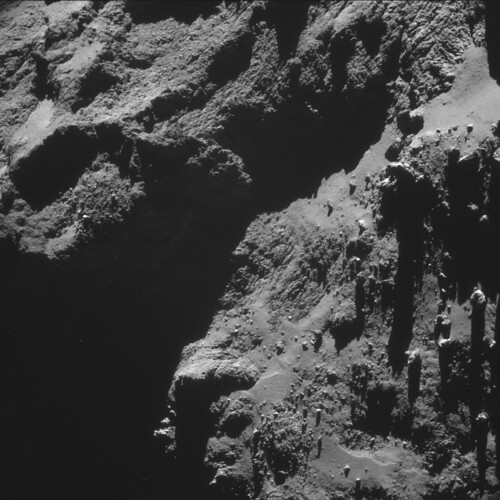 Comet 67P on 18 October - NAVCAM (B)