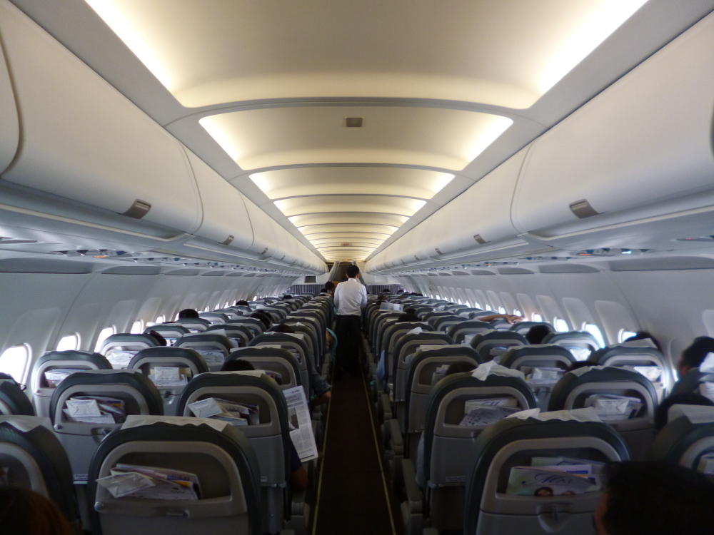 Myanmar Airways International Economy class