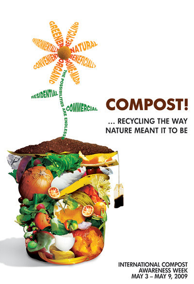 Compost poster design  This design created for ICAW 