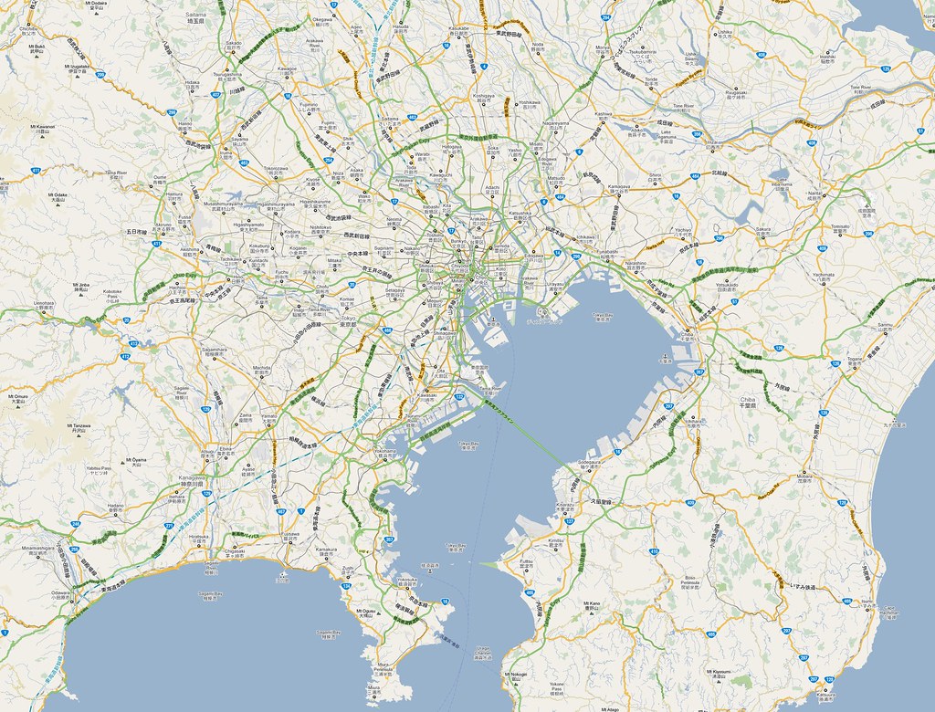 Tokyo Metropolitan Area road map