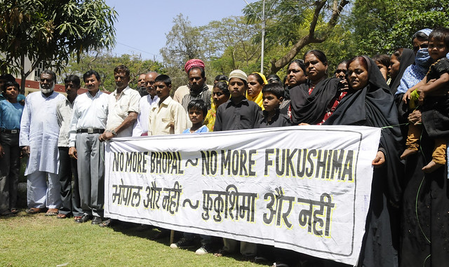 Bhopal gas victims urge relook of nuclear plants in the country