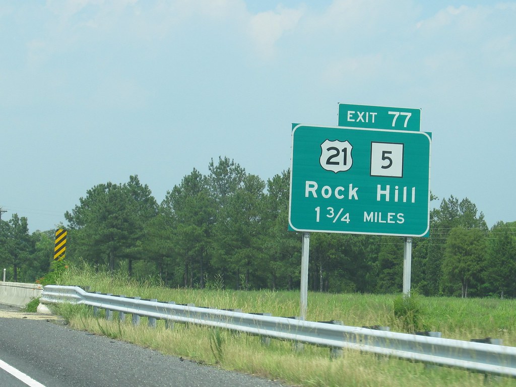  Exit  77 Rock  Hill South Carolina I 77 Northbound Flickr