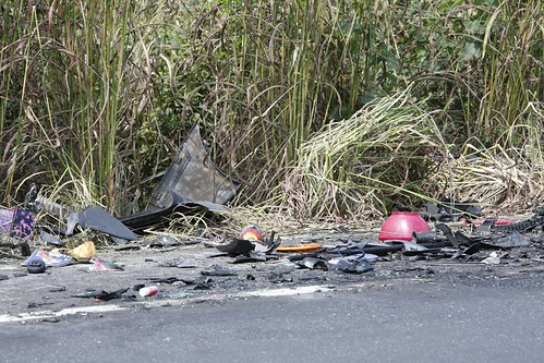 Fotos do local e dos veículos do acidente em Barbalha-CE