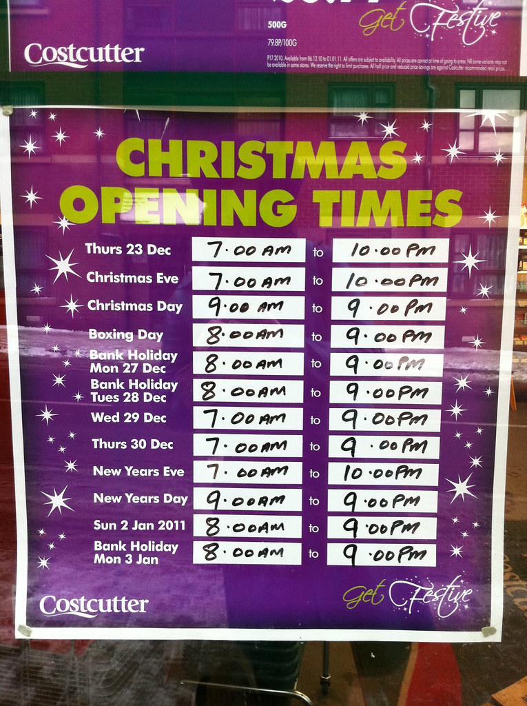 costcutter xmas opening times | Flickr - Photo Sharing!