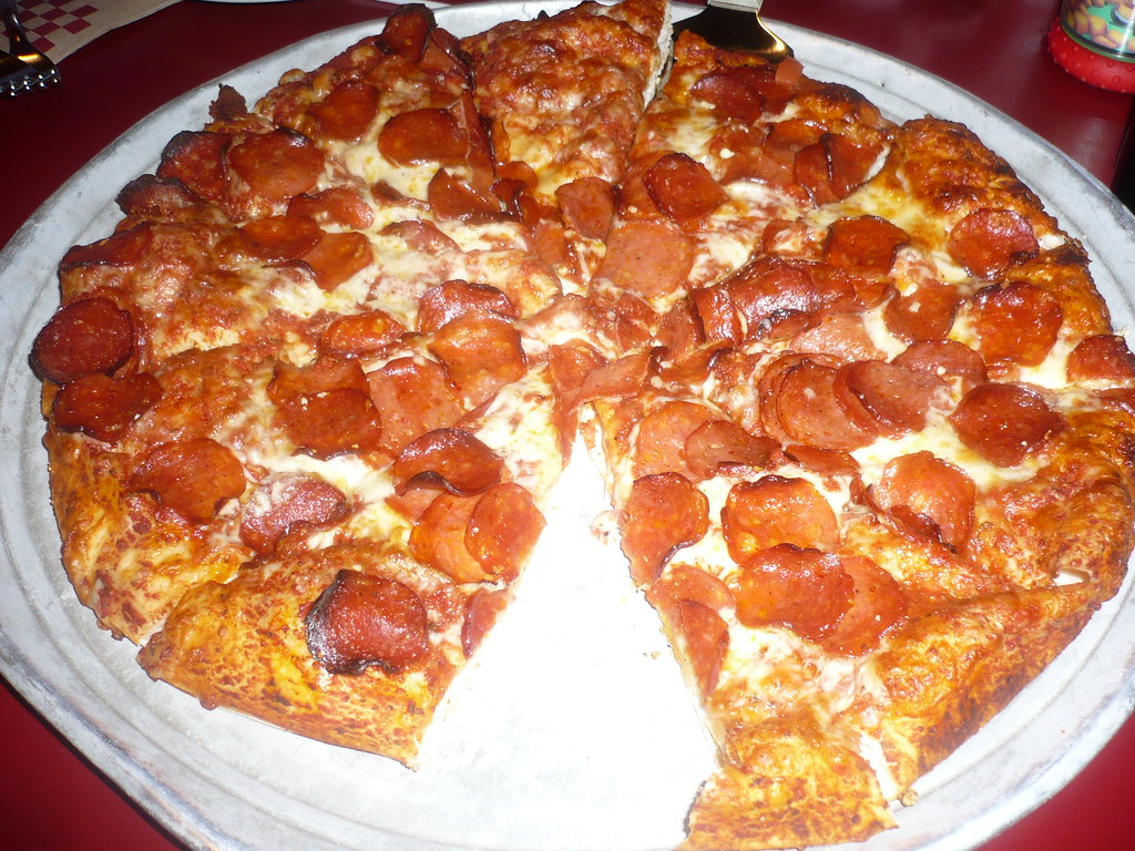 Me-N-Eds Pizza Parlor - Our classic pepperoni pizza | Flickr