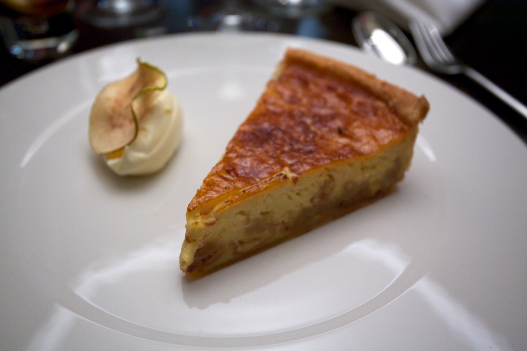 Dessert: Apple Custard Tart