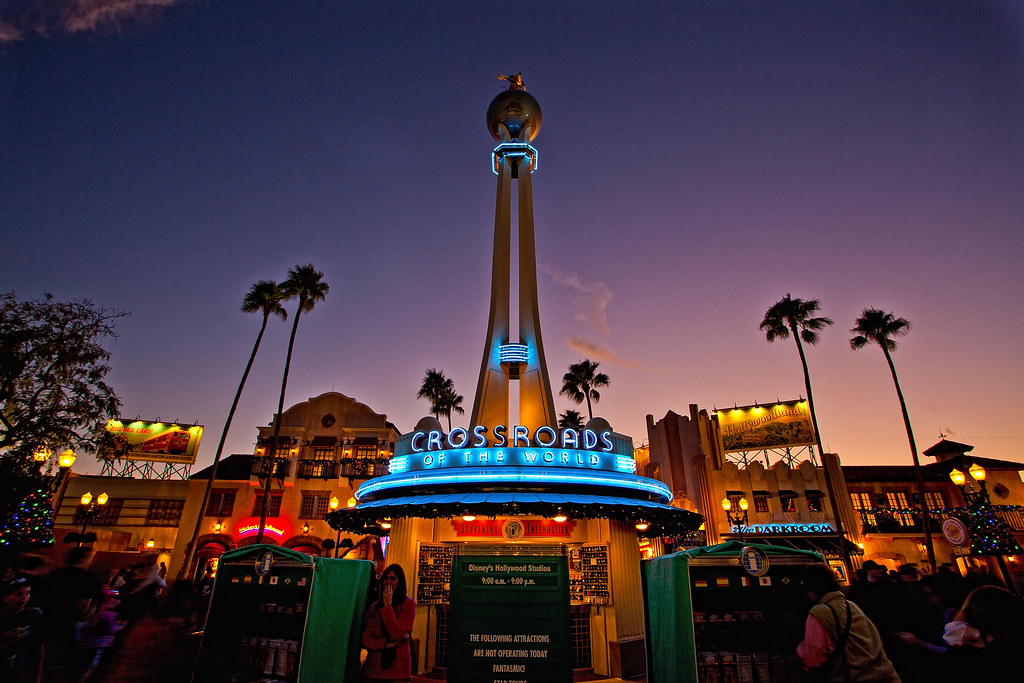 Hollywood Studios - Sunset at the Crossroads | This was a sh… | Flickr