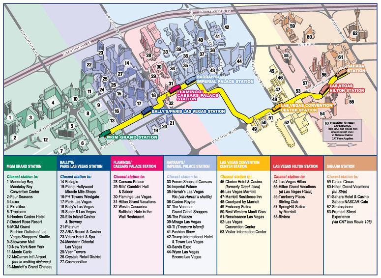 Las Vegas Monorail Map | Las Vegas Monorail | Flickr