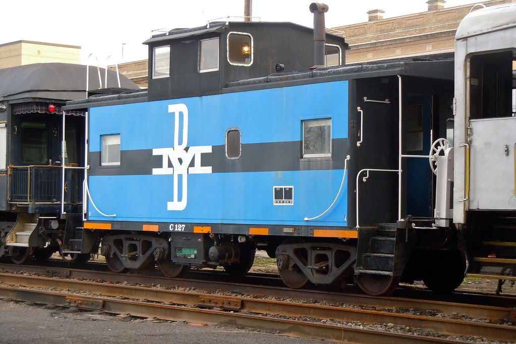 privately owned Boston & Maine RR caboose at Union Station… | Flickr