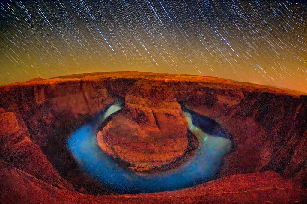 Horseshoe Bend in the Dark of the Moon