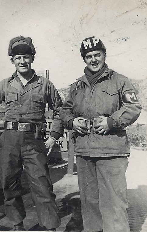 Military Police Duty, Korea 1951 | Dad, at left, with fellow… | Flickr