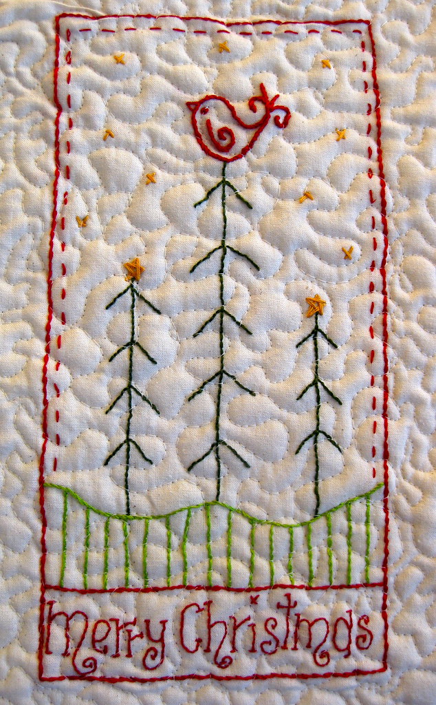 Christmas embroidery wall hanging | Blogged at mypatchwork.w… | Flickr