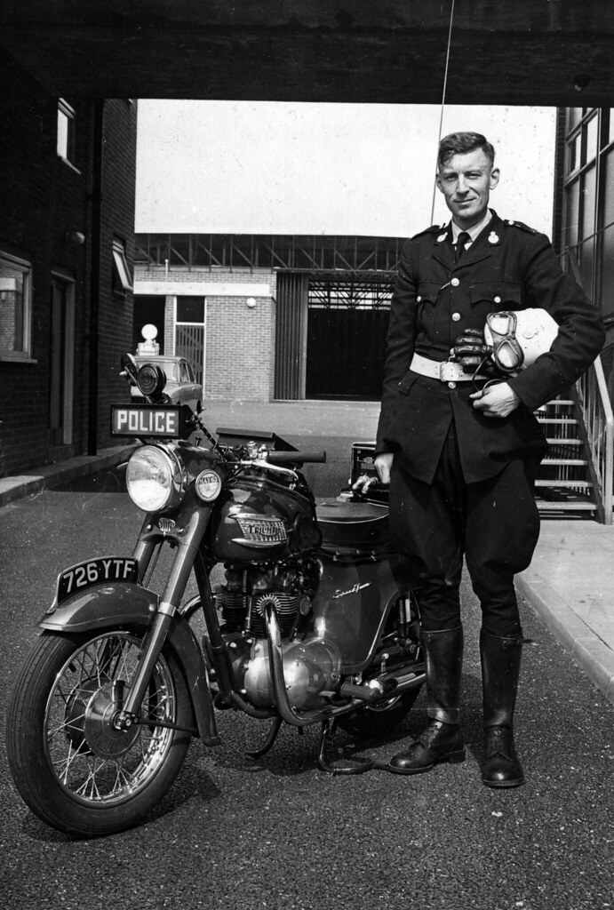 On Two Wheels in the 1960s | A Lancashire Constabulary motorâ€¦ | Flickr