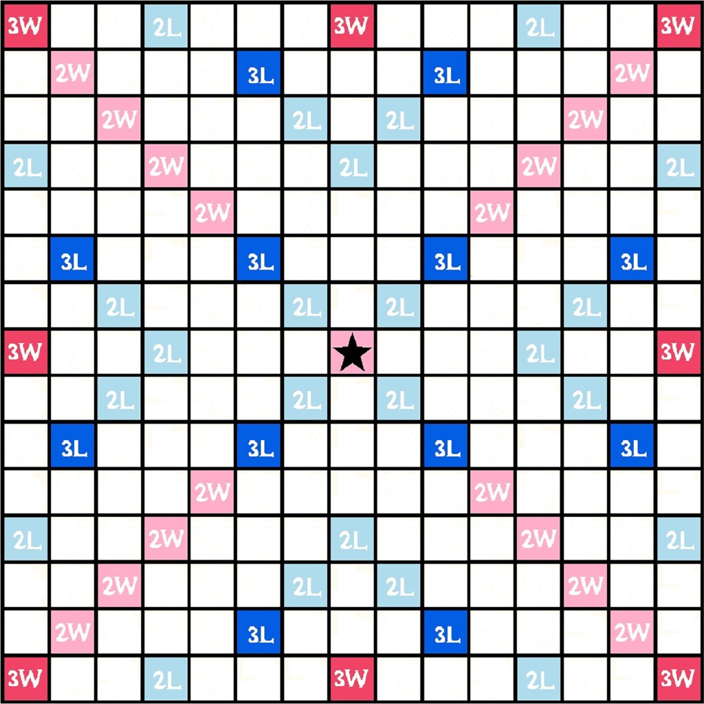100 Scrabble Board Template This Is A Full Size Version Flickr