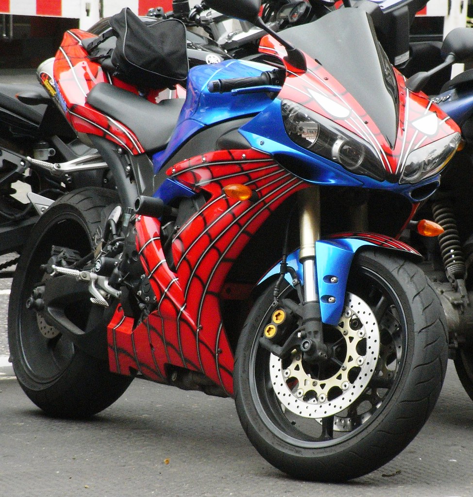 spiderman motorbike