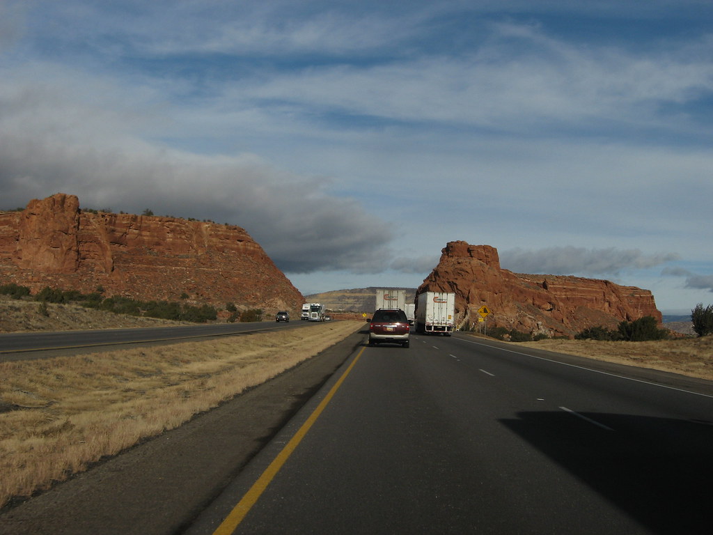 Climbing in Elevation, I-40 Westbound Near Grants, New Mex… | Flickr