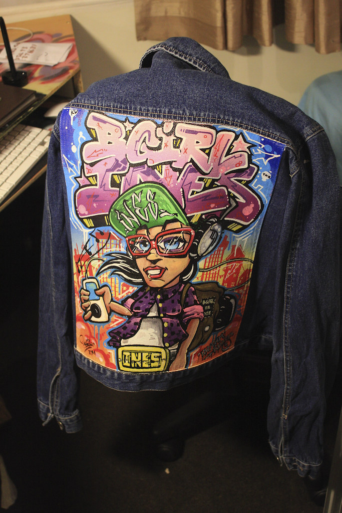 old school jacket | this is for a b girl mate. | dusto Graffiti | Flickr
