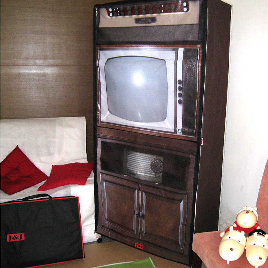 Fake Old Tv Cabinet Diy Portable Storage Closet Wardrobe Flickr