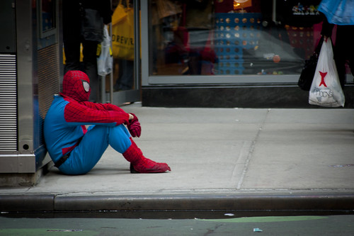 Sad Spiderman