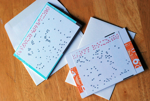 connect-the-dots holiday cards