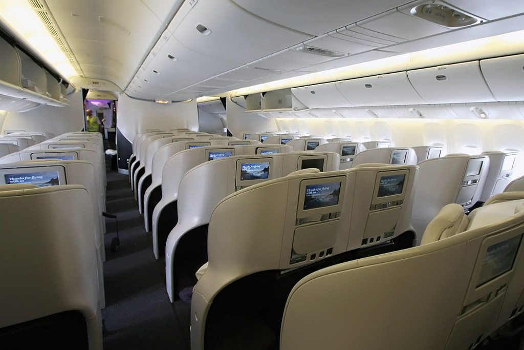 Air New Zealand Boeing 777-300ER Premium Economy Cabin | Flickr