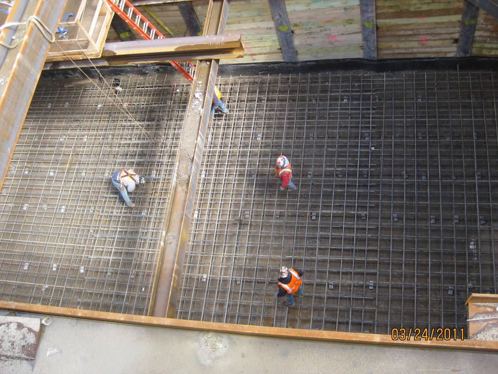 CQ031 Rebar Mat For Mud Slab At The Yard Lead Approach S… Flickr
