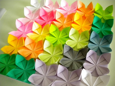Origami Flower Bouquet For Ur Gf B-day
