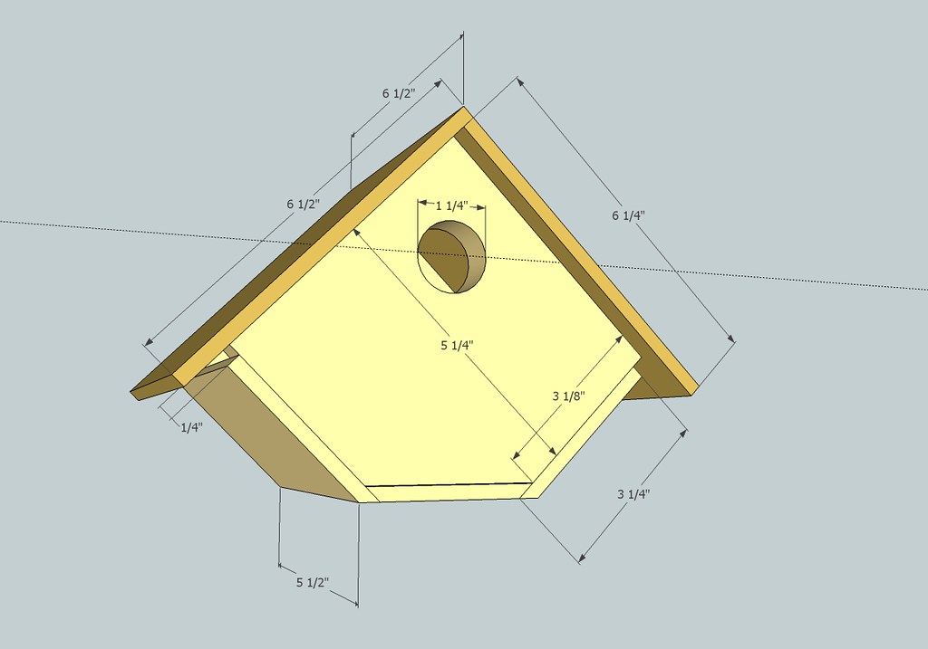 Standard Birdhouse Dimensions