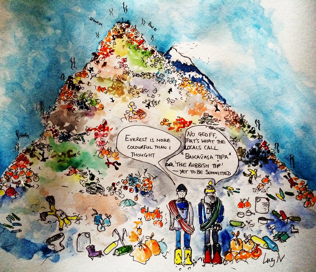 Mount Everest is Rubbish | A little scribble to celebrate 61… | Flickr