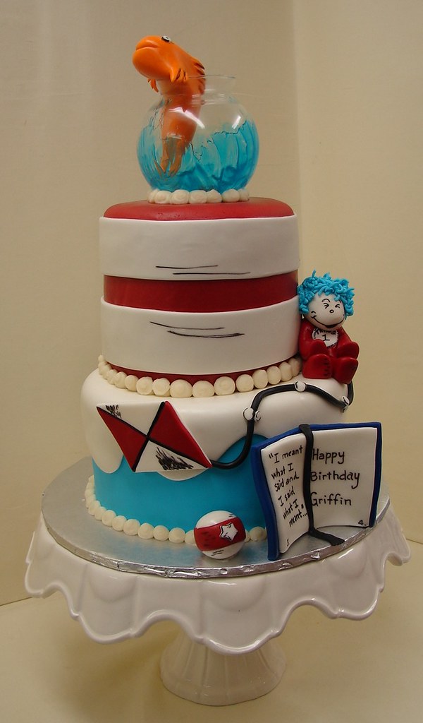 Cat and The Hat Birthday Cake Cat and The Hat Birthday
