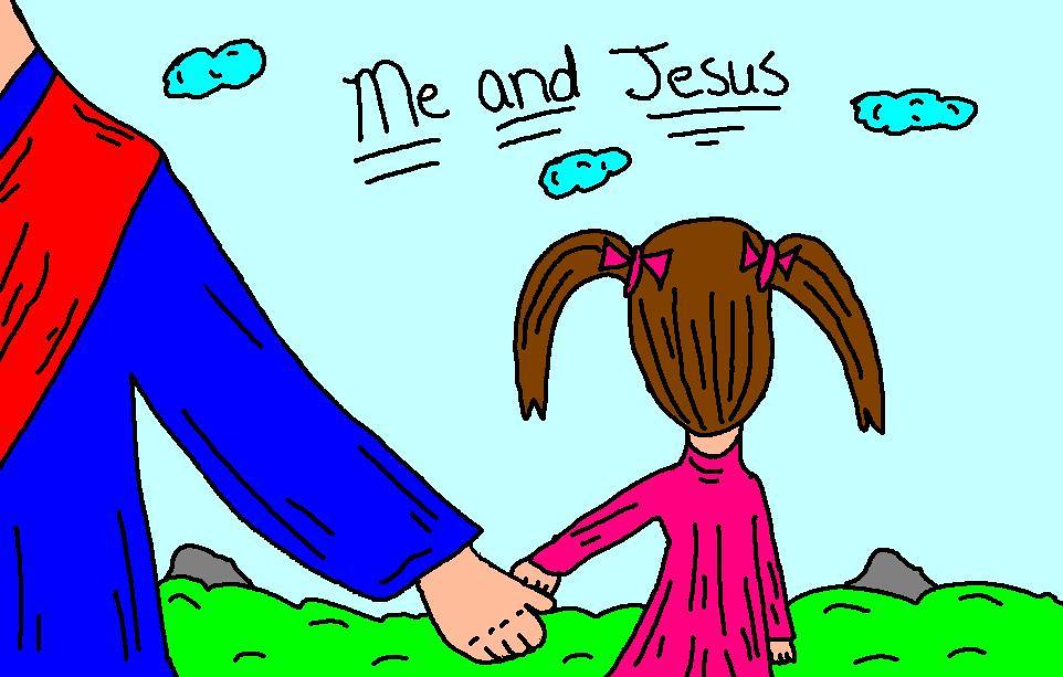 clip art jesus holding hands - photo #8