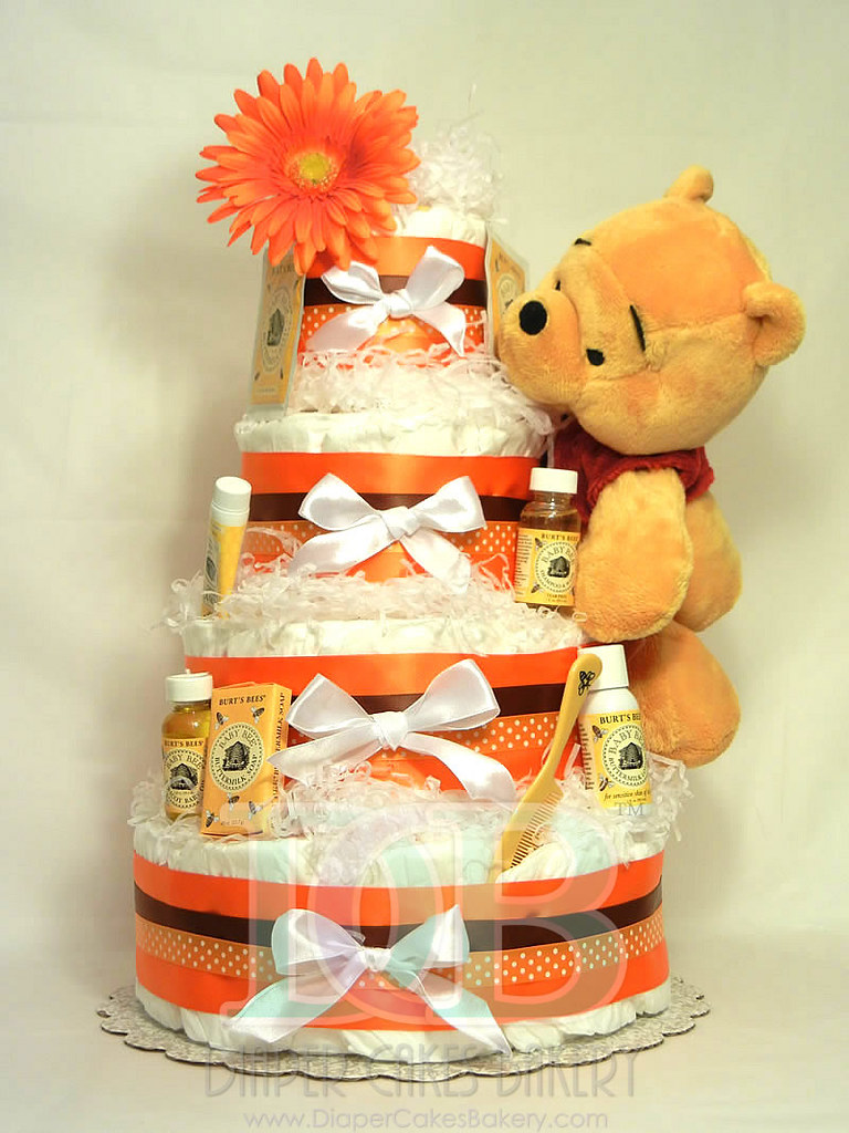 Winnie The Pooh Diaper Cake Called Jackson This is our