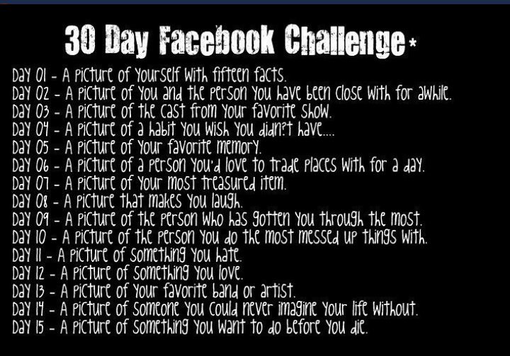 30 day facebook challenge 1 | Shannon And Greg Kiro | Flickr
