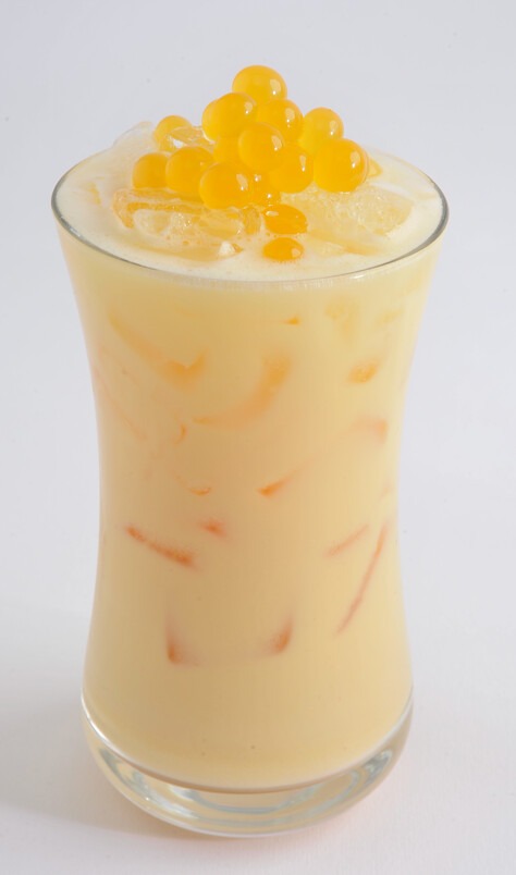 Mango Milk Tea W Mango Popping Boba Tea Licious Bubbletea Boutique